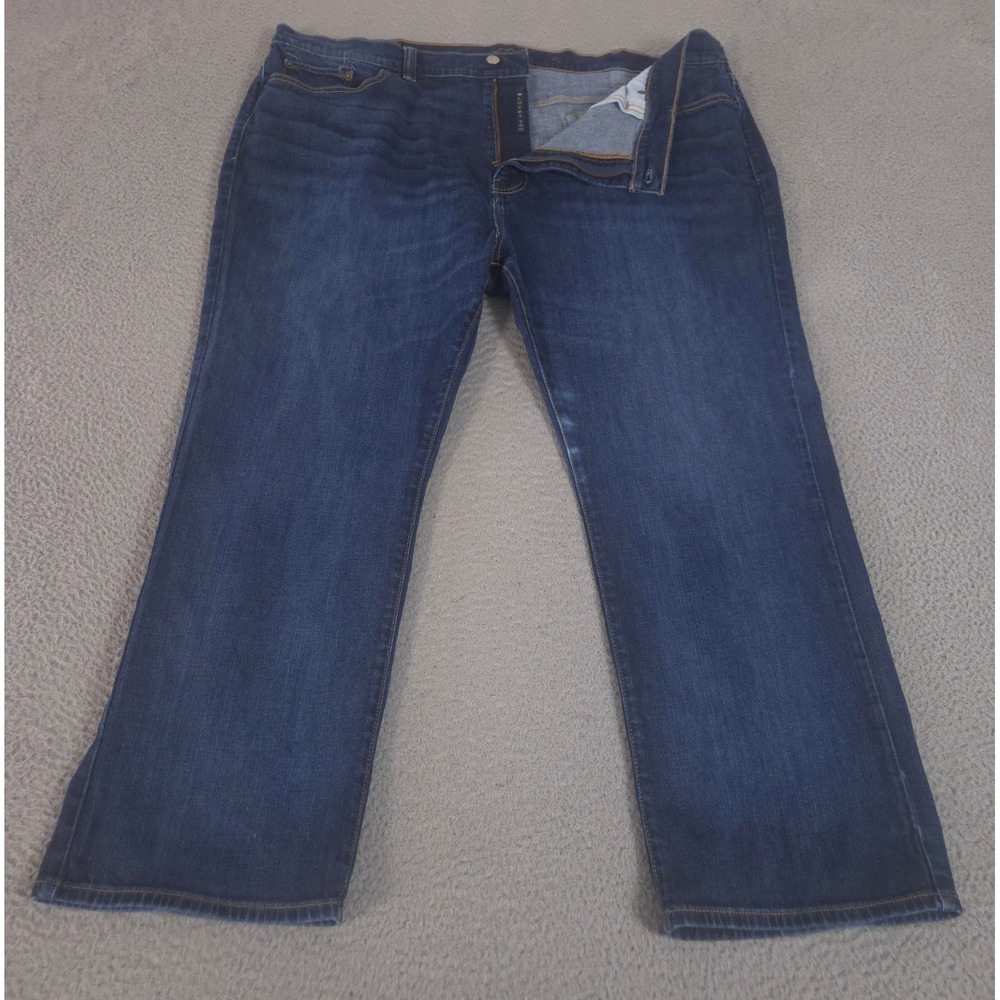 Lucky Brand Jeans Mens 48x28 Blue 181 Relaxed Straight Leg Stretch Denim Pants